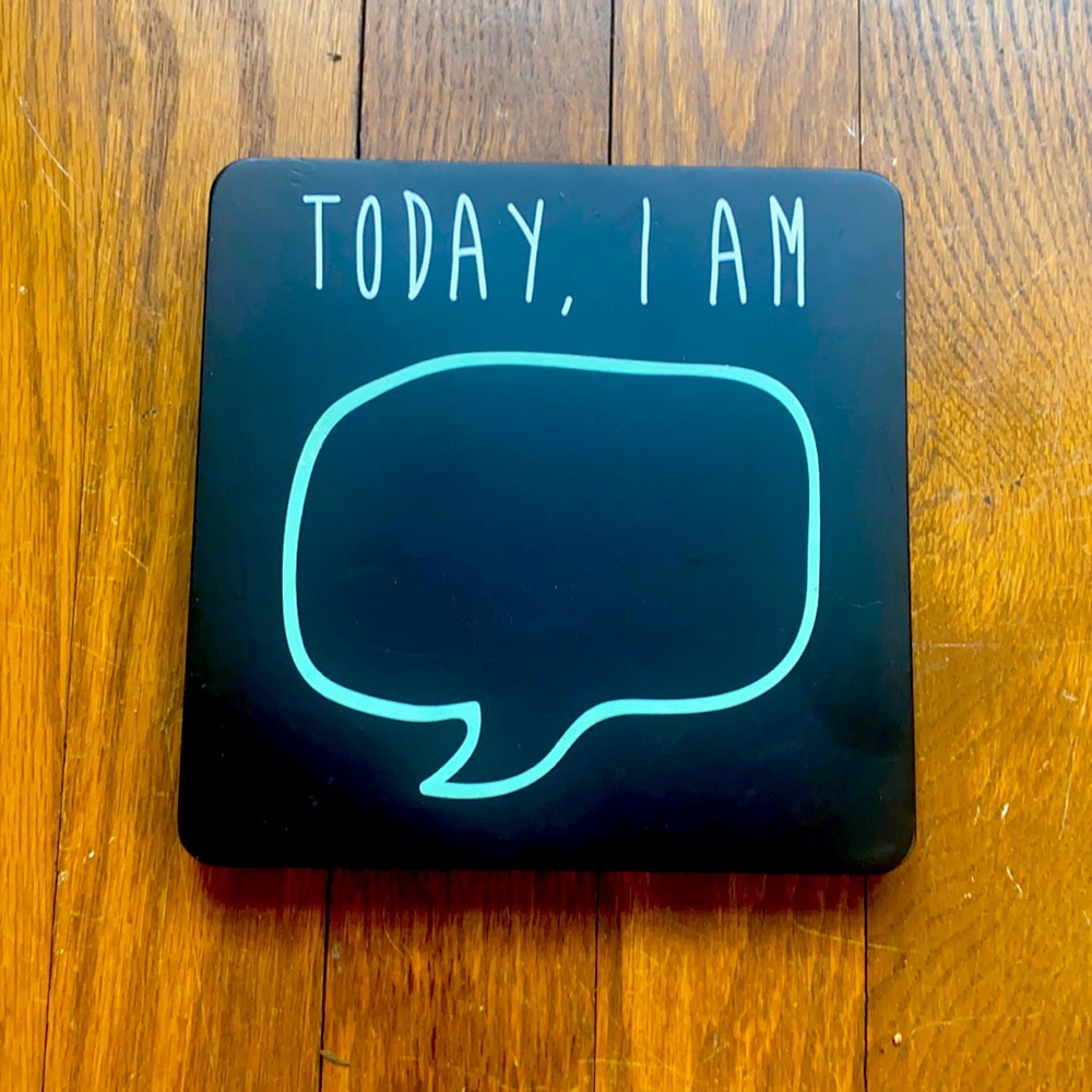 NEW Chalkboard “Today I Am” moodboard